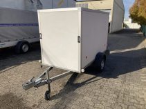 Foto Anhänger Koffer Alu (Tieflader)